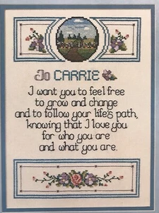 Follow Your Life's Path Cross Stitch pattern 1985 can proud parent gay pride - Picture 1 of 4