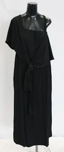 Bloomchic Womens Everywhere Monochromatic Wrap Dress CG2 Black Large (US:12) NWT - Picture 1 of 4