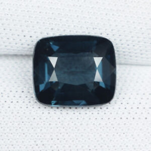 2.50 ct BEST GRADE LUSTROUS BLUISH GREEN NATURAL SPINEL Cushion See Vdo# 4606 ND
