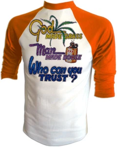 VTG 70s Grass Woodstock Dazed & Confused Vape Hippie Rock Marijuana NEW T-SHIRT - Picture 1 of 1