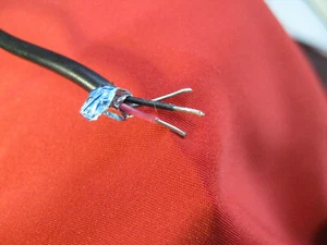 10' Belden 1 Pair 22AWG SOLID, Black Shielded Twisted Paired Audio Cable 8450 - Picture 1 of 7