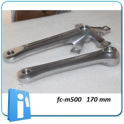 TOP Bielas Shimano Exage 500 LX FC-M500 - 170 mm Retro Crankset - Imagen 1 de 4