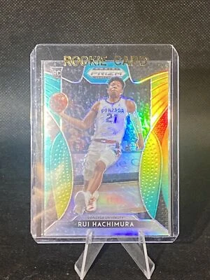 2019 Panini Prizm Draft Picks Green and Yellow /249 Rui Hachimura #10 Rookie RC - Image 1 of 2
