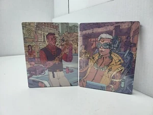 Juego de 2 NUEVO Estuche Steelbook Sellado Cyberpunk 2077 Valentinos & Voodoo Boys COMO NUEVO - Imagen 1 de 11