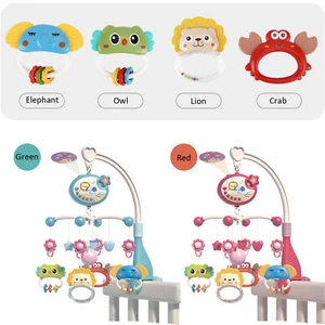 Baby Musical Bed Bell Nursery Light Crib Mobile Star Music Box Rattle Toy Remote - Picture 1 of 14