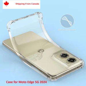 Coque téléphone transparente pour Moto Edge 5G 2024 - Photo 1 sur 1