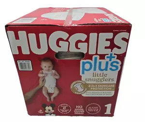 Huggies Little Snugglers Diapers, Size 1 - 192 Count - Picture 1 of 6