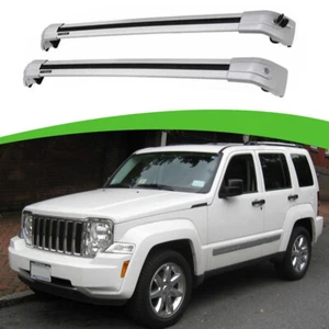 Lockable Roof Rail Rack Cross Bar Crossbar Fits for Jeep Liberty KK 2008-2012 - Picture 1 of 7