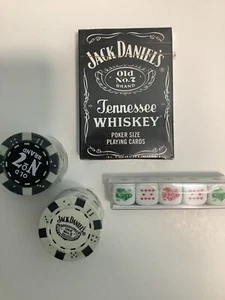Jack Daniels playing card set with chips & dice. new & sealed - Picture 1 of 1