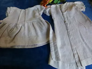 lot 2robes poupées ,poupons piqué des ans 50 artisanales ,bella ,colinde 40cm - Picture 1 of 24
