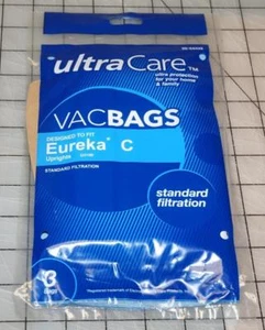 UltraCare VacBags Designed for Eureka C Upright Bags UC27711 20-54332 - Picture 1 of 1