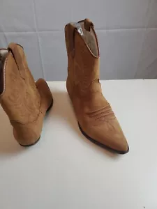 VINTAGE Guess by Georges Marciano Damen Western Stiefeletten, LEDER 7,5 Y2K - Bild 1 von 12