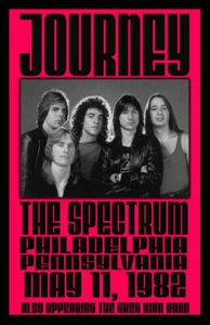 JOURNEY REPLICA *THE SPECTRUM* 1982 CONCERT POSTER - Picture 1 of 1