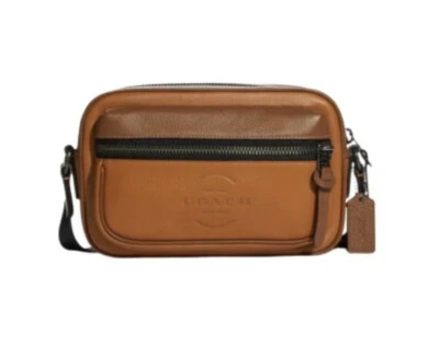 COACH Thompson Small Brown Pebble Leather Bag New $350 - image 1 of 4