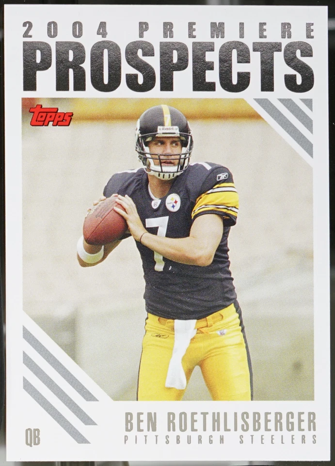 2004 Topps - Premiere Prospects Football Ben Roethlisberger #PP1 NM - Image 1 of 1