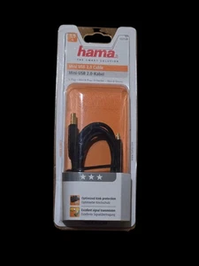 Hama USB-Kabel Mini-B-Stecker Mini-USB für Navi MP3 PC HDD Handy Datenkabel - Bild 1 von 2