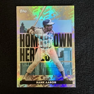 2025 Topps All Star Game Hometown Heroes #HH-25 Hank Aaron Atlanta Braves - Picture 1 of 2