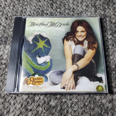Martina McBride белый рождественский компакт-диск трещотка ствол деревенский магазин - Изображение 1 из 4