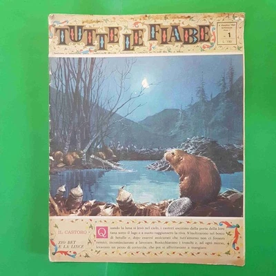 TUTTE LE FIABE n° 1 SETTIMANALE 6 DICEMBRE 1962 FABBRI andersen l'usignolo - Immagine 1 di 4