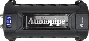 6 Farad Capacitor w/ Digital Display & Status Indicator ACAP-D6000 Audiopipe - Picture 1 of 4
