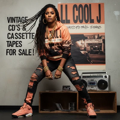 •LL COOL J - 14 SHOTS TO THE DOME• ~1993 OG PRESSING~ (CASSETTE TAPE) - Image 1 of 4