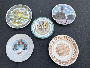 Vintage 1960-70s Italian Souvenir Plates Set of Five (5) Wall decoraction#PS - Picture 1 of 5