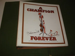 RARE 1977 MUHAMMAD ALI NOTEBOOK HONORING THE POSSIBILITY OF HIS RETIREMENT - Picture 1 of 8