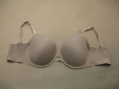 Sujetador Demi Ajustable 40C Warner's Para Mujer Gris Forrado con Aros Cierre Trasero 10H Foto 1 de 4