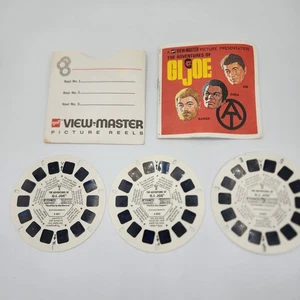 Le avventure di GI Joe GAF Viewmaster 1974 Hasbro B585 3 bobine, libretto - Foto 1 di 8