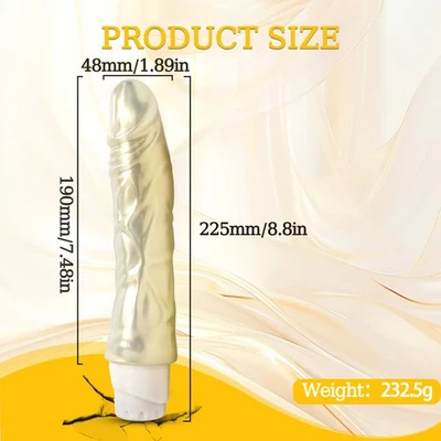 Consolador Vibrador Realista Múltiples Colores Clítoris Punto G Masajeador Mujeres Masturbación Foto 1 de 4