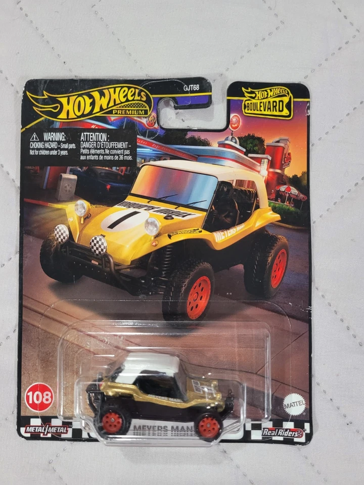 Hot Wheels Boulevard Premium 2024 Meyers Manx Real Riders Diecast New Unopened — 第 1/1 张图片