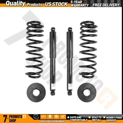 Fits 1997-2002 Ford Expedition Rear Air Spring to Coil Spring Conversion Kit - Изображение 1 из 3