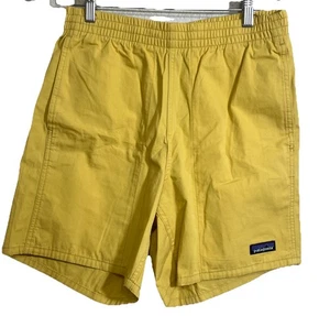 Patagonia Funhoggers Shorts gelb Gr. S. kleine Taschen Kordelzug Damen 57145 - Bild 1 von 7