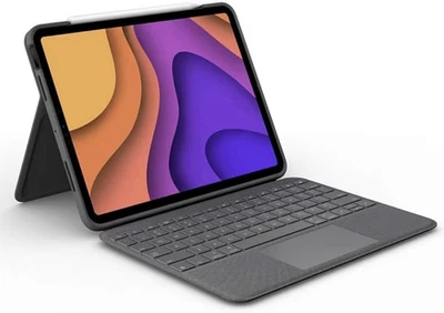 LOGITECH FOLIO TOUCH IPAD AIR 11” M2 / M3 / AIR 4 & 5 TRACKPAD KEYBOARD BACKLIT - Image 1 of 4