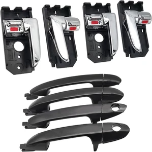 Juego de 8 manijas de puerta interiores y exteriores compatibles con Kia Spectra 2004-2009 - Imagen 1 de 7