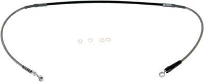 Linha de freio dianteiro trançada revestida de PVC aço inoxidável Moose Yamaha YZ450F 08-13 - Imagem 1 de 4