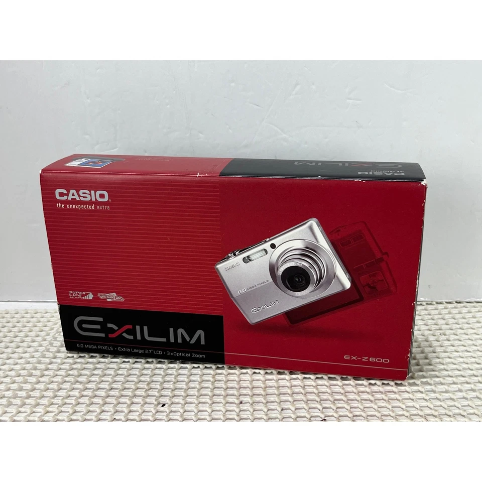 Cámara digital Casio Exilim EX-Z600 6,0 megapíxeles - NUEVA/no probada sin cargador Foto 1 de 4