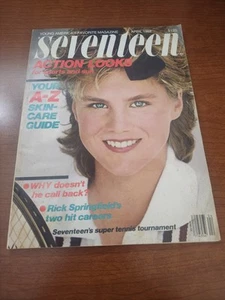 VTG Seventeen Magazine April 1982 Cover Girl Marilyn Clark No Label - Picture 1 of 3