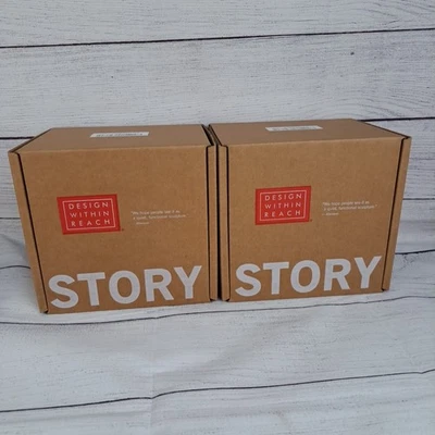 2 x DWR дизайн в пределах досягаемости история белый горшок зажим держатель растений новый открытая коробка - Изображение 1 из 4