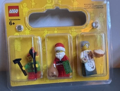 Lego CHRISTMAS SANTA, MRS CLAUS, ELF-- Build A MINIFIGURE - NEW - Image 1 of 4
