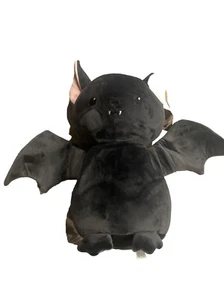 Neu mit Etikett Cracker Barrel Huggy Huggables Halloween schwarzer Vampir Fledermaus Plüsch - Bild 1 von 7