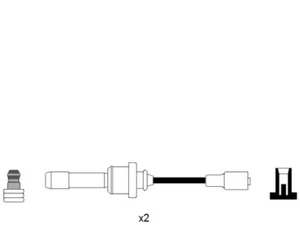 Ignition HT Lead Set For Hyundai Santa Fe Sonata Trajet Kia Magentis 2.0 2.4 2RT - Picture 1 of 1