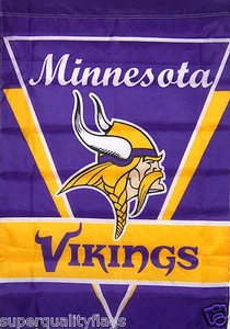 NEW 28"x40" MINNESOTA VIKINGS BANNER FLAG    - Picture 1 of 3