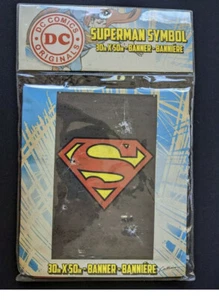 Neu DC Comics Originals Banner Superman Symbol 30 x 50 Zoll - Justice League - Bild 1 von 2