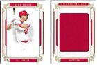 2019 National Treasures MIKE TROUT Legendary Jumbo Materials Holo Gold /25