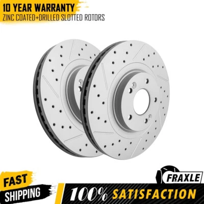 For 2013 - 2019 2020 Hyundai Santa Fe Sport XL Kia Sorento Front Brake Rotors — 第 1/4 张图片
