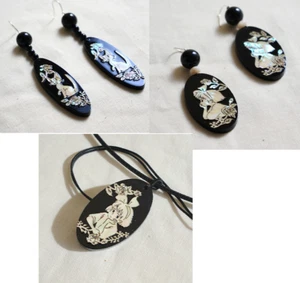 [Studio Ghibli]KIKI'S DELIVERY SERVICE Official Product Black mother-of-pearl je - Picture 1 of 20