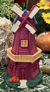 Puppenhaus Feengarten Zubehör HERBST Ernte Windmühle Leuchtturm Rarität - Bild 1 von 2