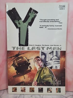 Y the Last Man Vol 2 GN- 2003, Brian K. Vaughan, Pia Guerra, Vertigo, ¡Bien! EV181 Foto 1 de 2