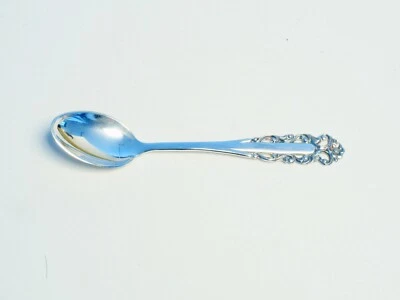 1 each Solid Swedish Silver espresso Spoon MOCCASKED ESM Svedboms Guldsmeds Ab - Image 1 of 2